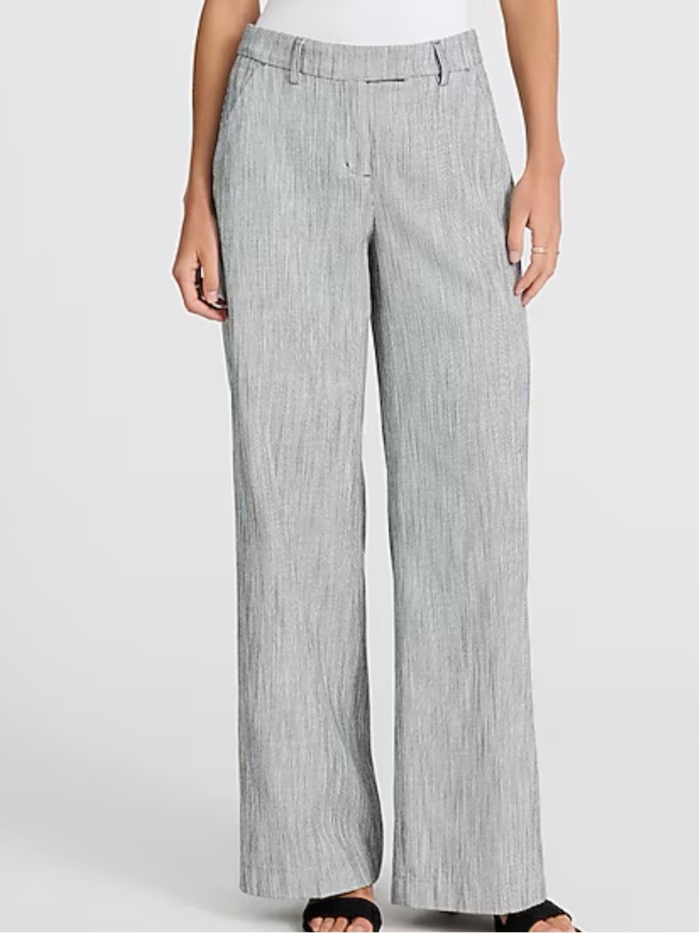 Express Editor Striped Mid Rise Trouser
Pant